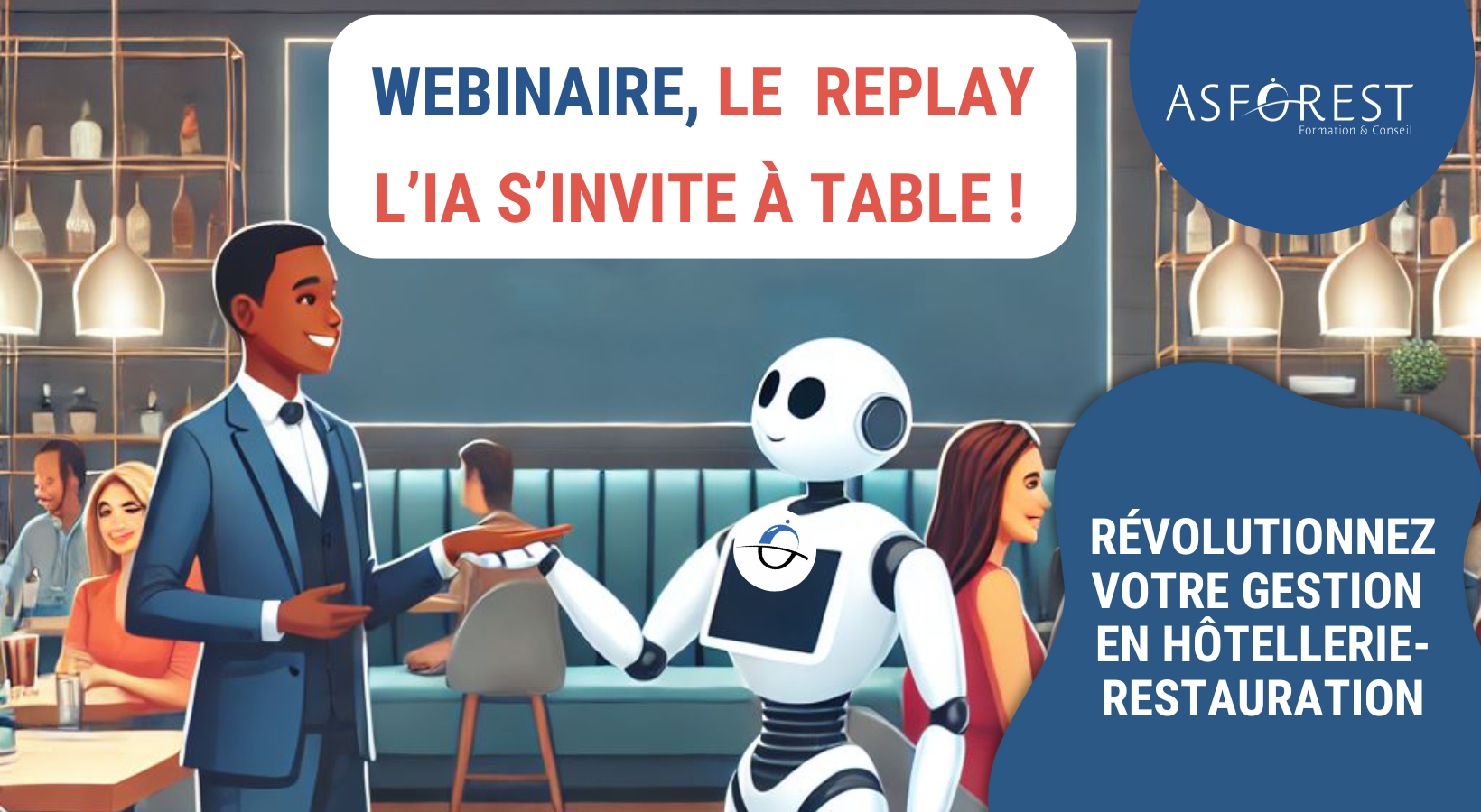 L’IA s’invite à table ! Révolutionnez votre gestion en Hôtellerie-Restauration.