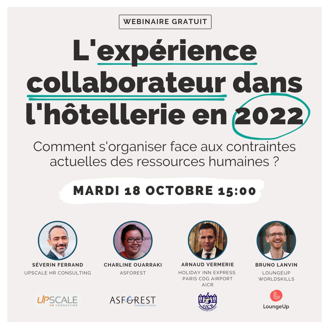 expérience collaborateur, hôtellerie, recrutement, hcr, formation professionnelle, asforest